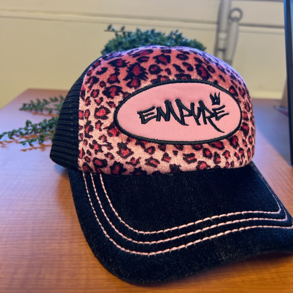 Empyre Pink Leopard Print Cap